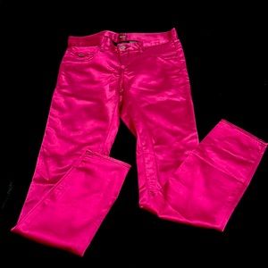 elastic pants, their color is bright size 4